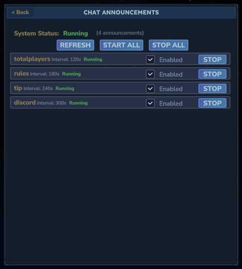 GUI - Announcement Details